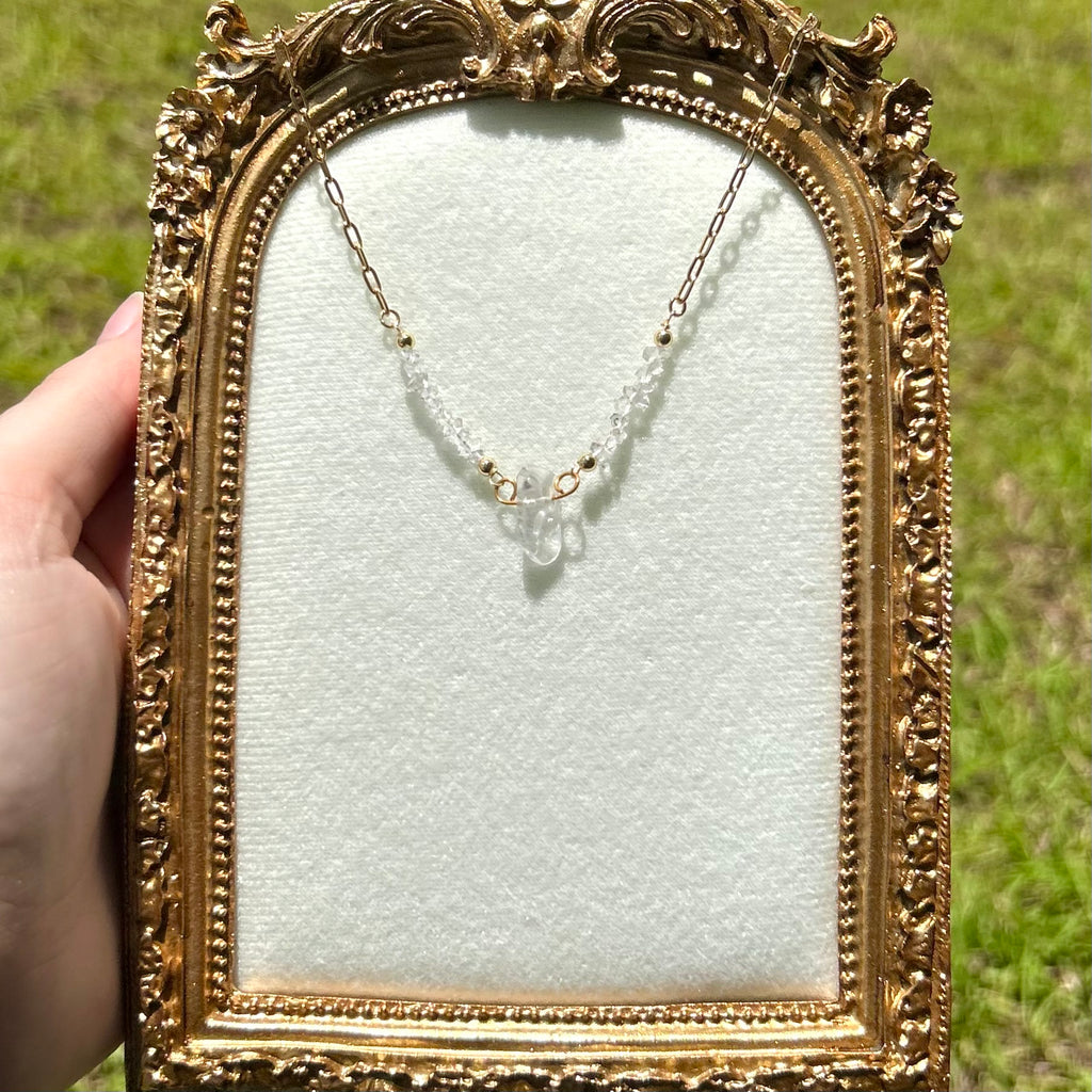 Herkimer Quartz Necklace