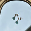 Aquamarine Quartz Simple Studs