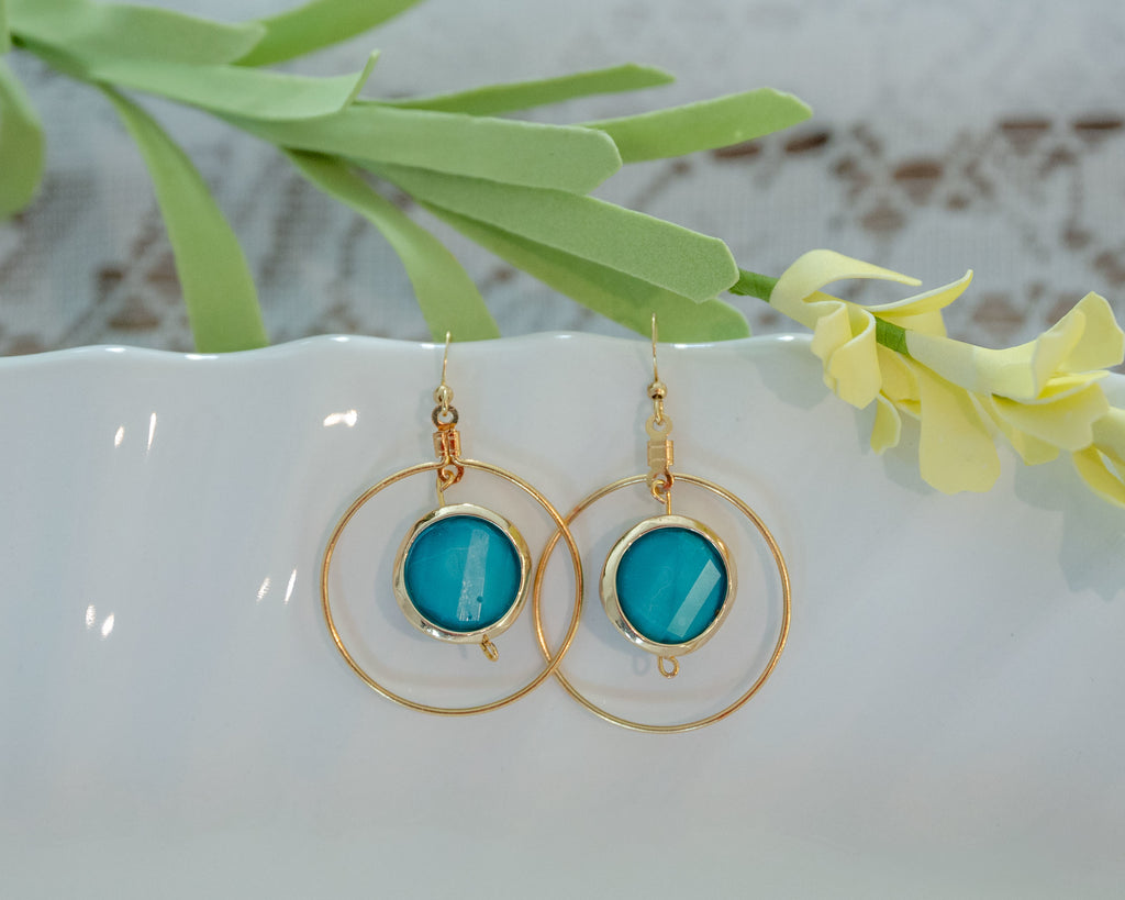 Ocean Halo Earrings