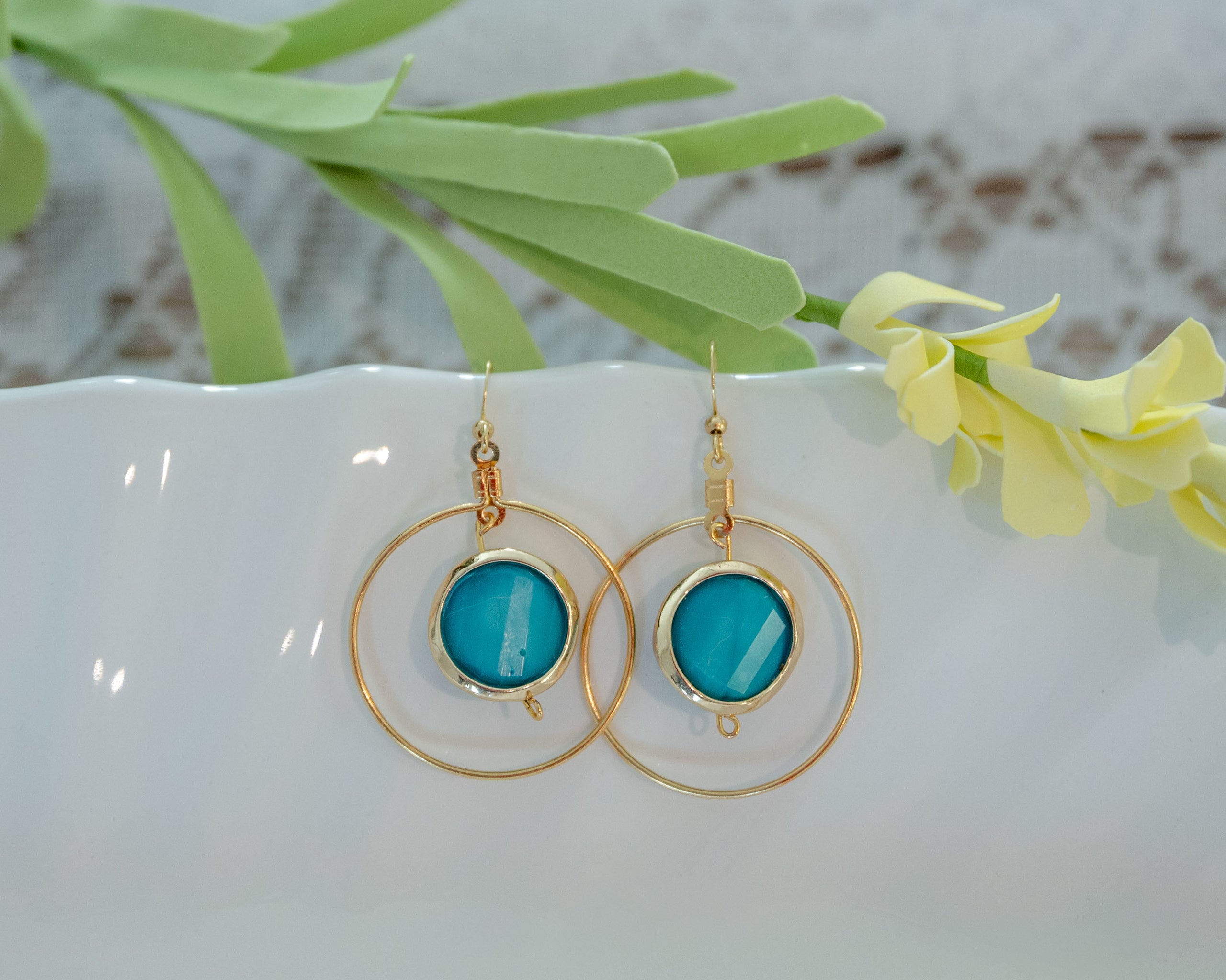 Ocean Halo Earrings