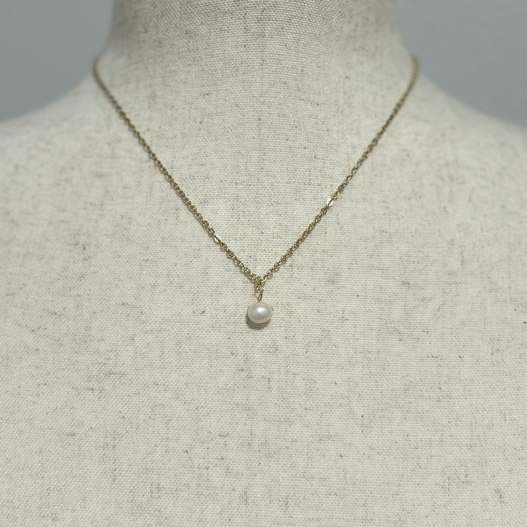 Freshwater Pearl Drop Necklace