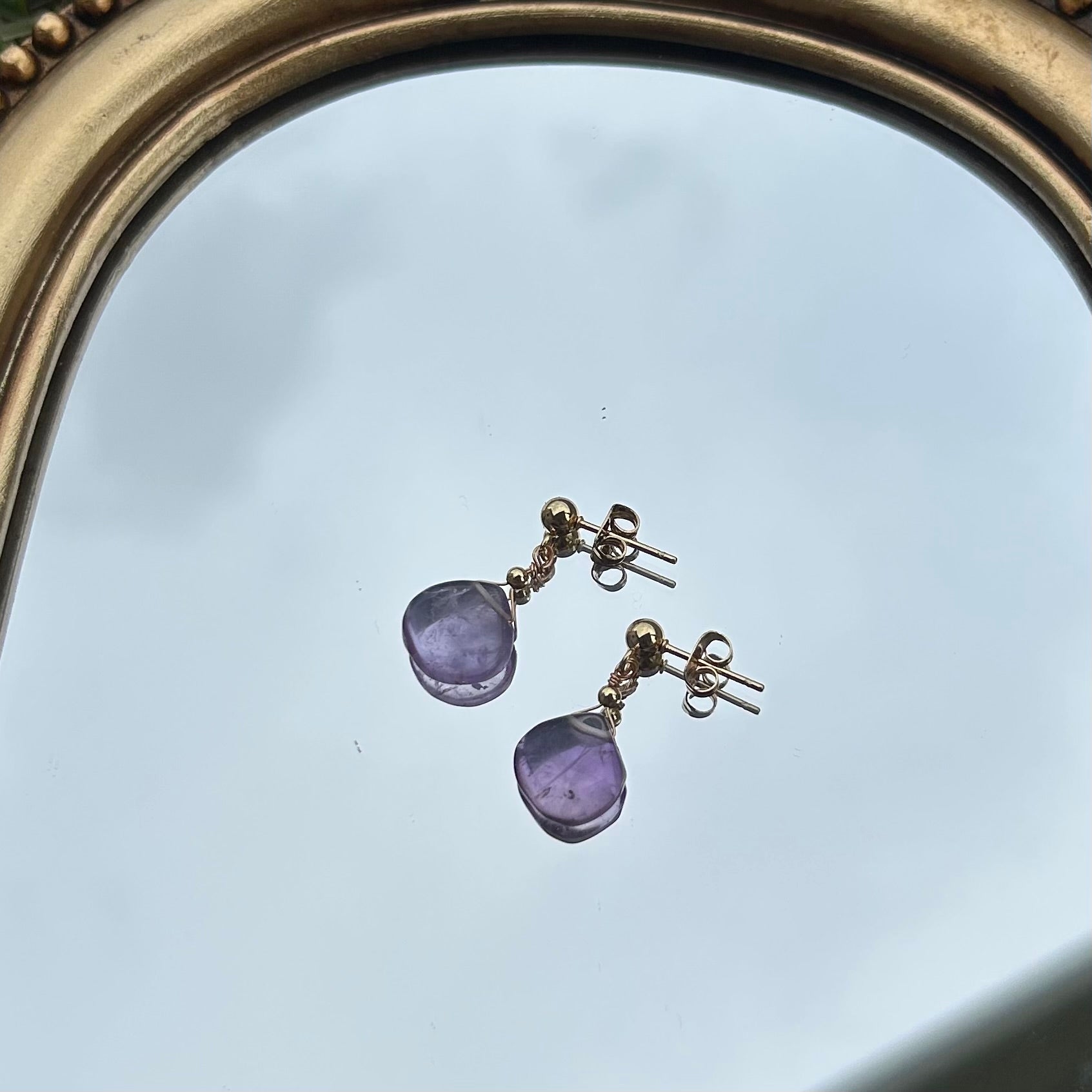 Amethyst Simple Studs