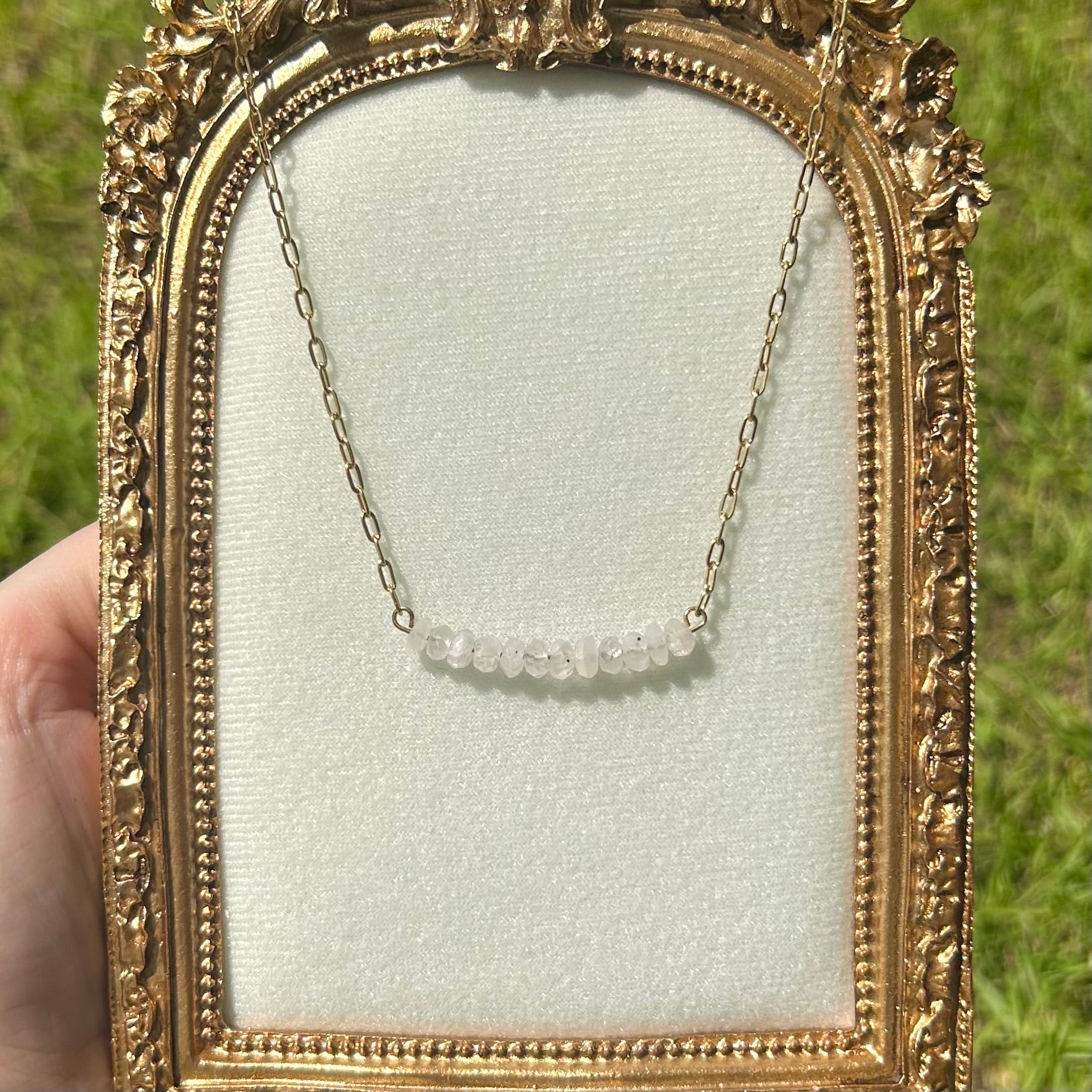 Moonstone Solstice Choker Necklace
