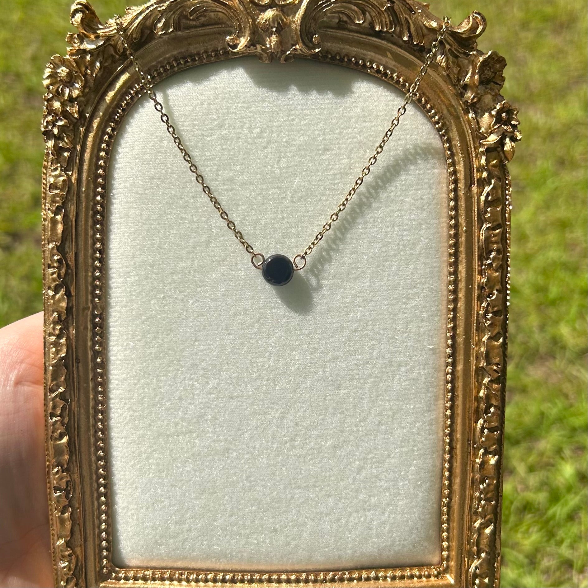 Garnet Choker Necklace