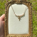 Pearl Cross Necklace