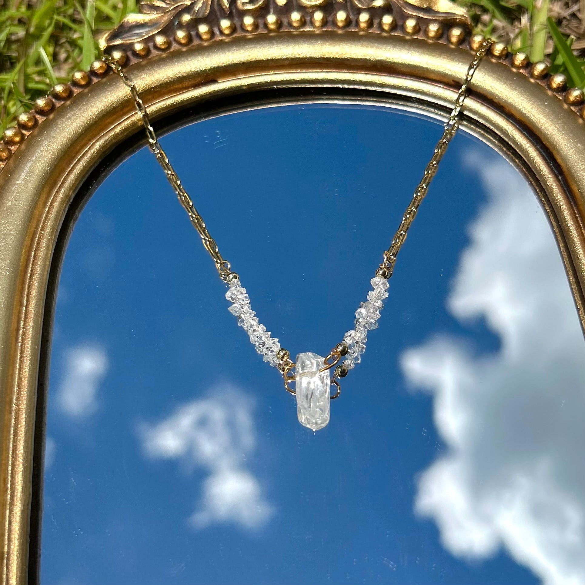 Herkimer Quartz Necklace