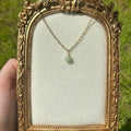 Aquamarine Drop Necklace