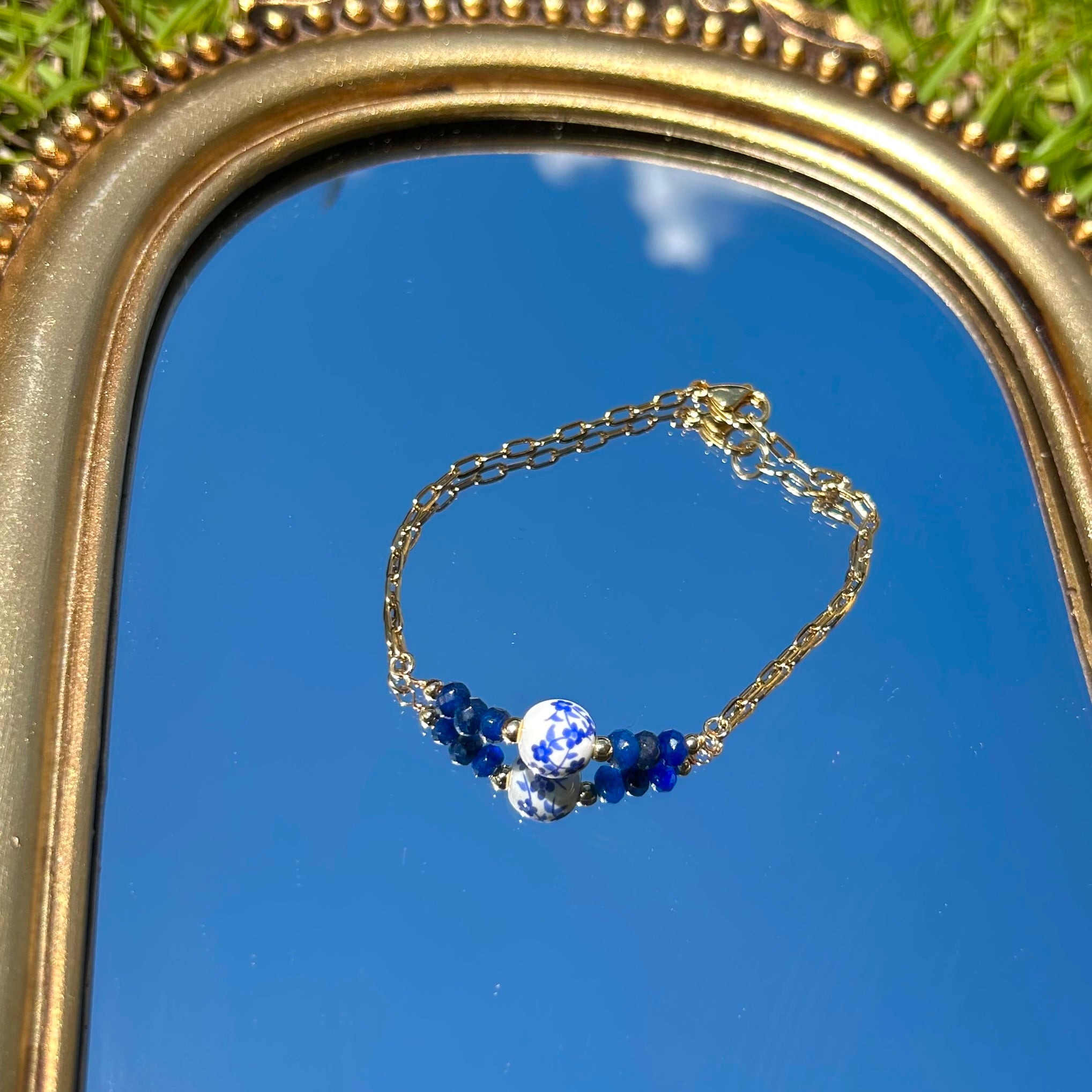 Porcelain Sapphire Bracelet