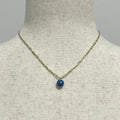 Midnight Drop Necklace