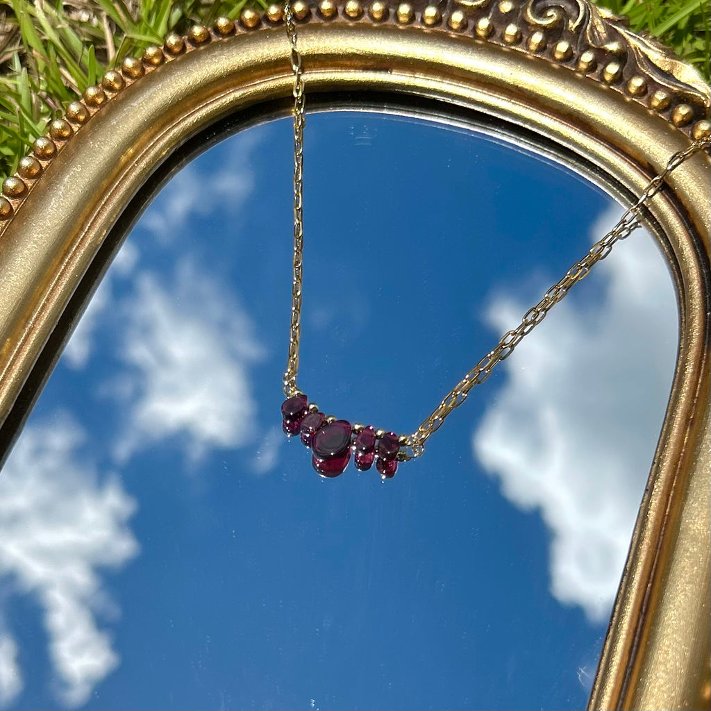 Garnet Glow Necklace