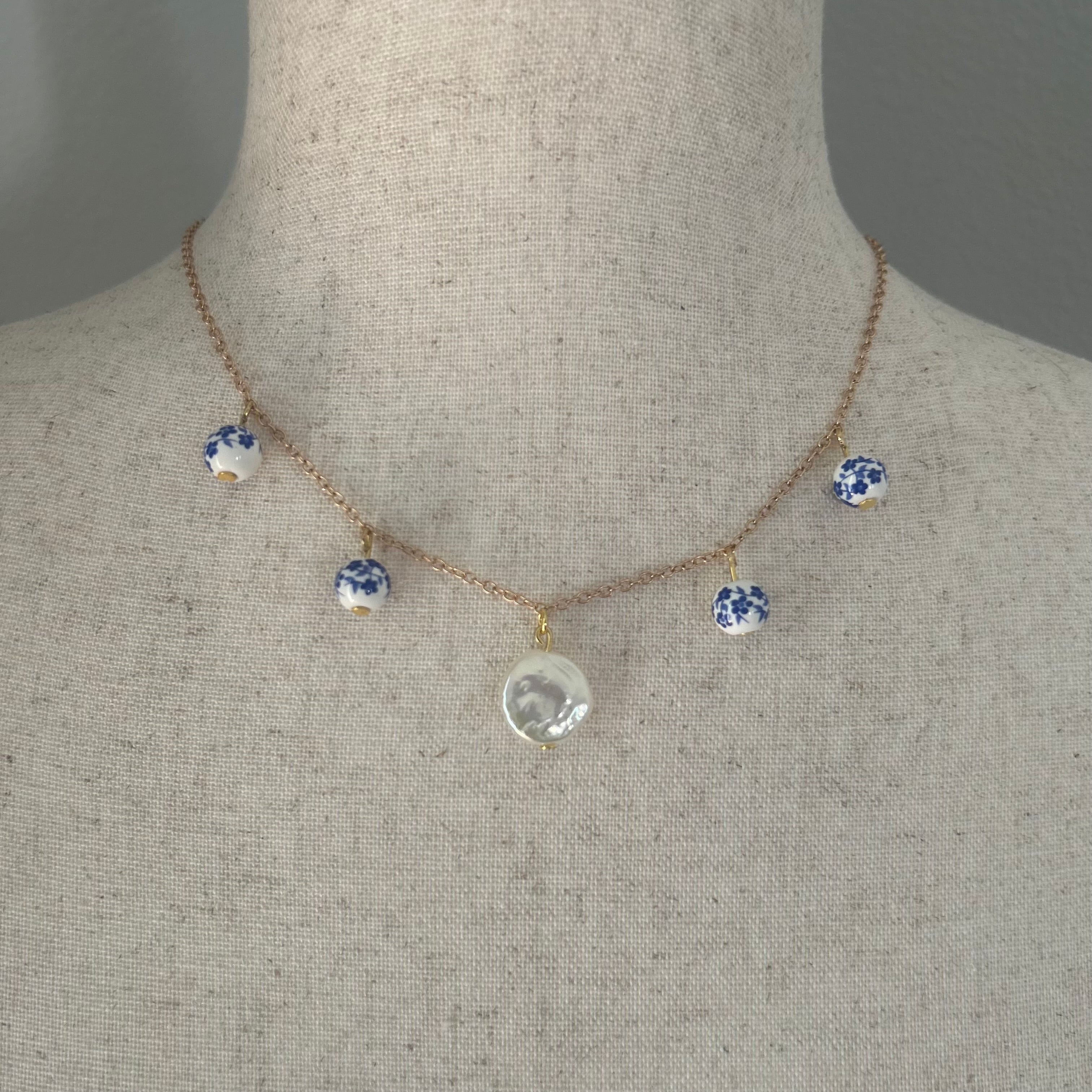 Porcelain Pearl Necklace