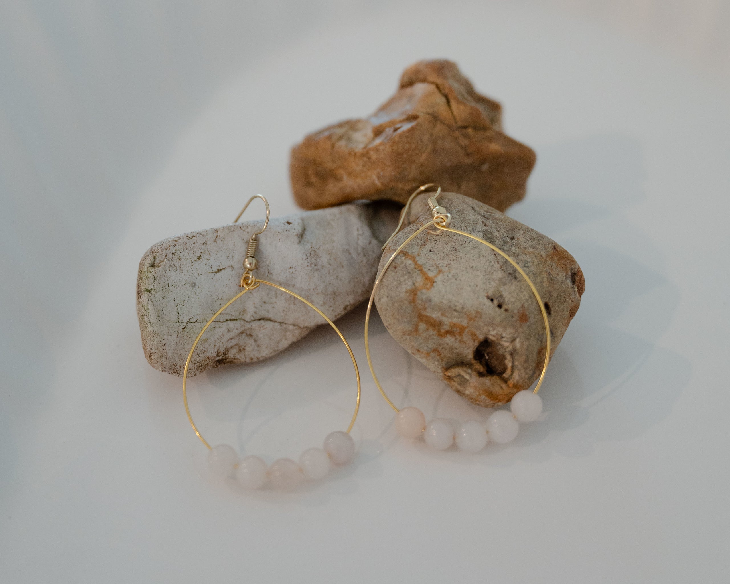 Blush Droplet Earrings