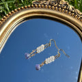 Moonstone Tanzanite Dangles
