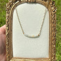 Amazonite Sky Arc Necklace