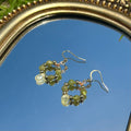 Peridot Grove Hoop Earrings