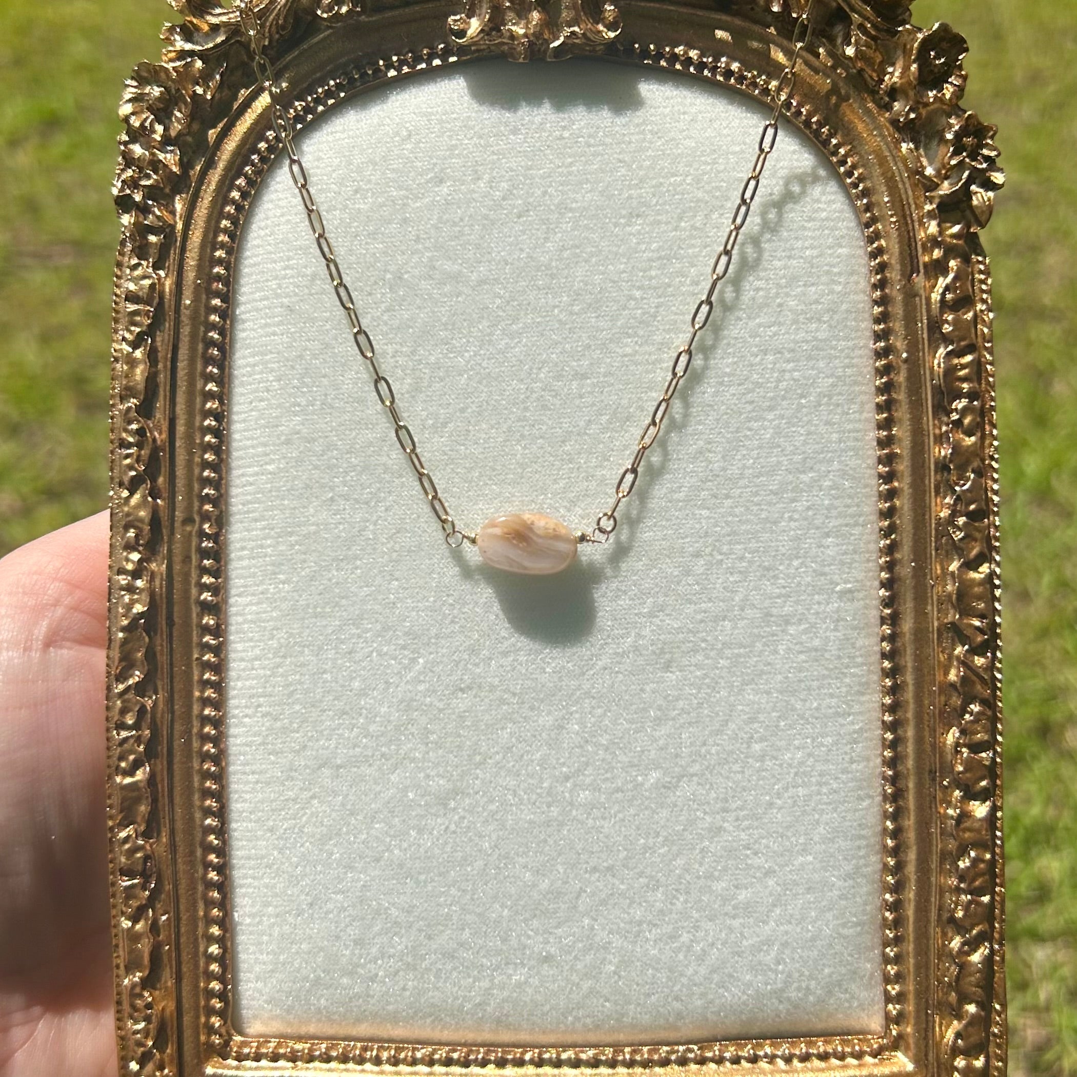Pink Opal Choker