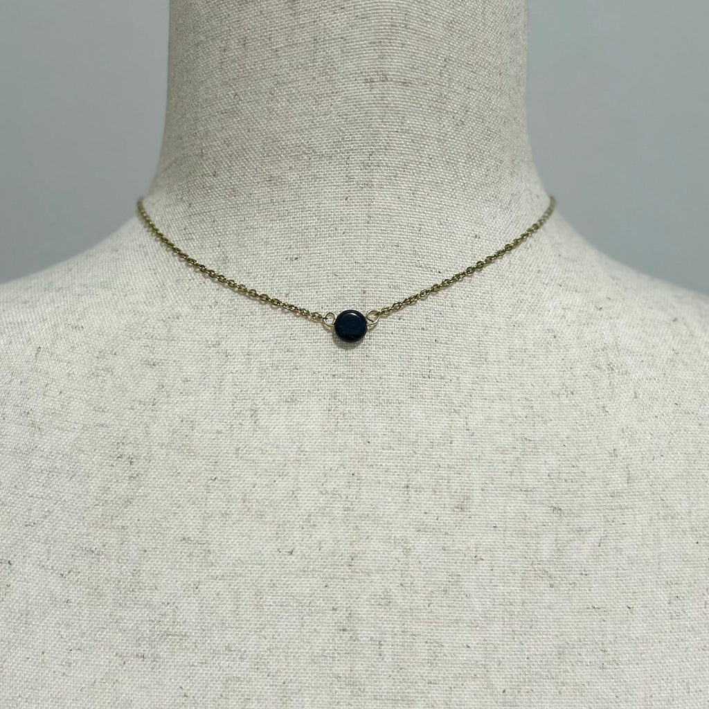 Garnet Choker Necklace