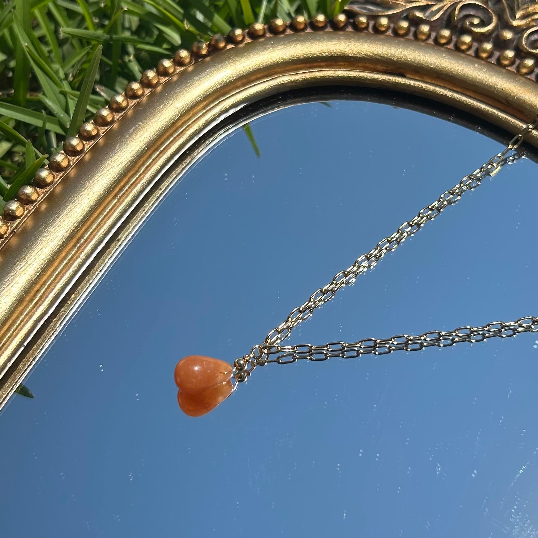 Carnelian Drop Necklace