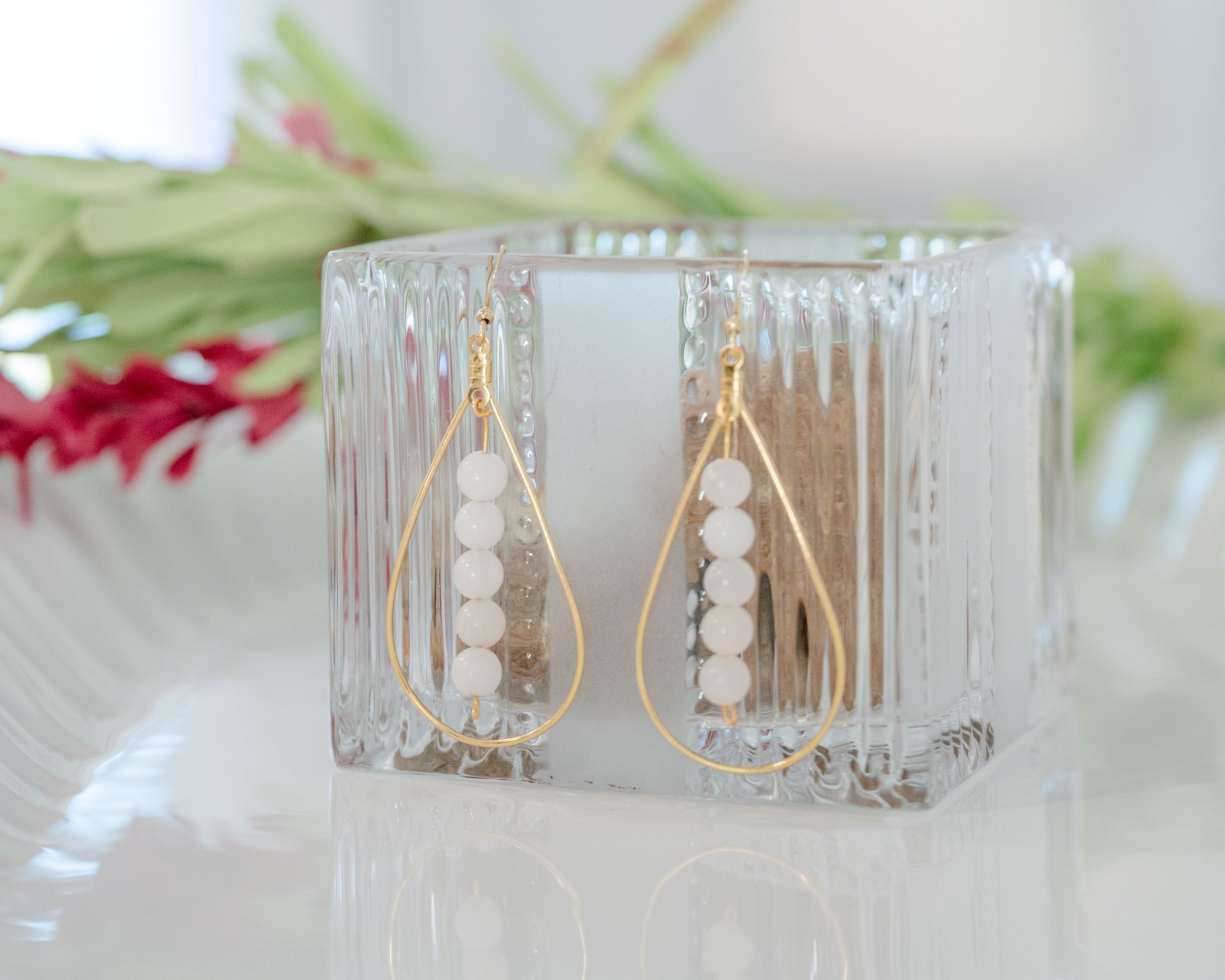 Blush Petal Earrings