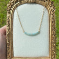 Amazonite Glacier Arc Necklace