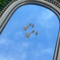 Peach Calcite Simple Studs