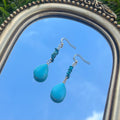 Turquoise Ripple Earrings