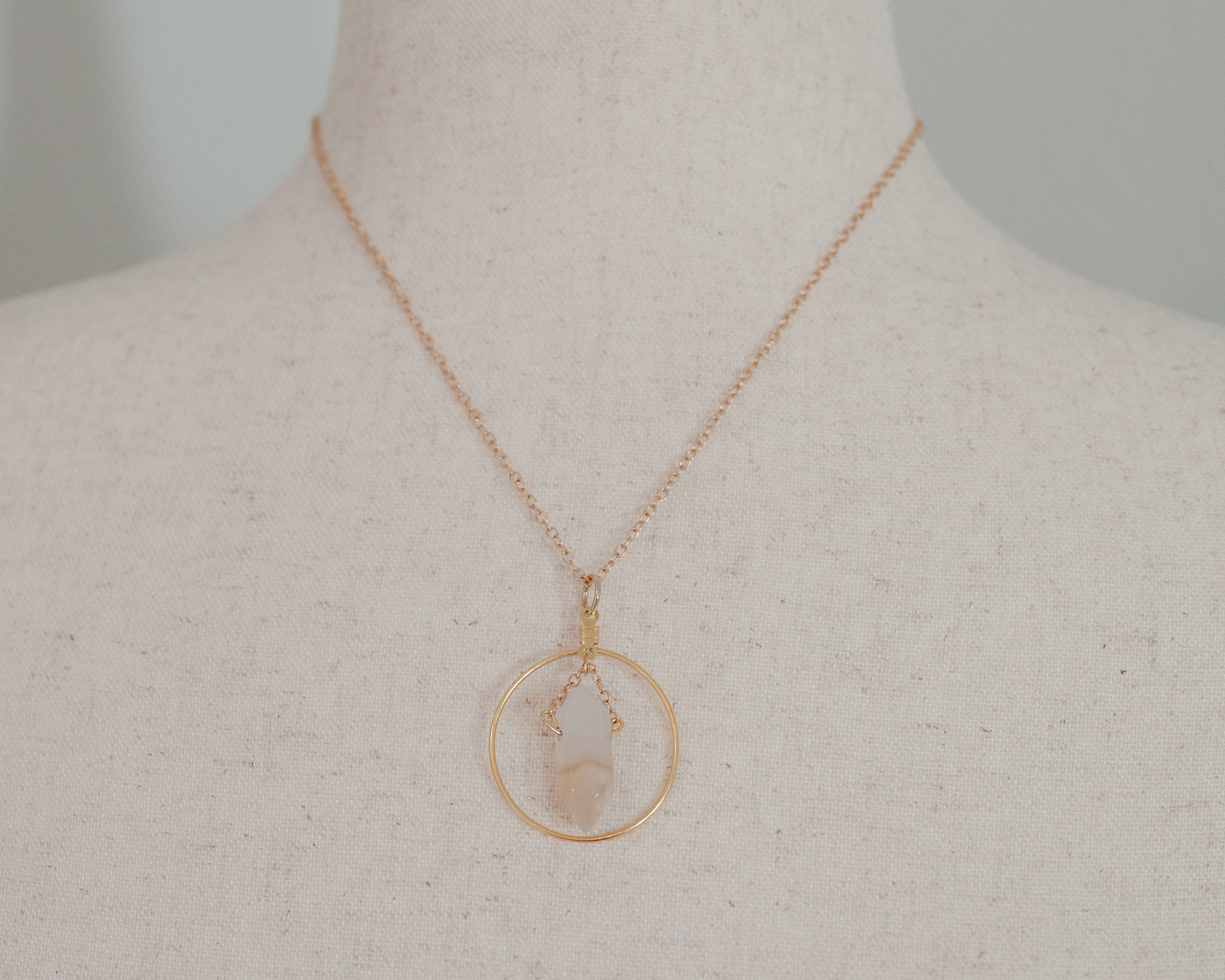 Blush Halo Necklace