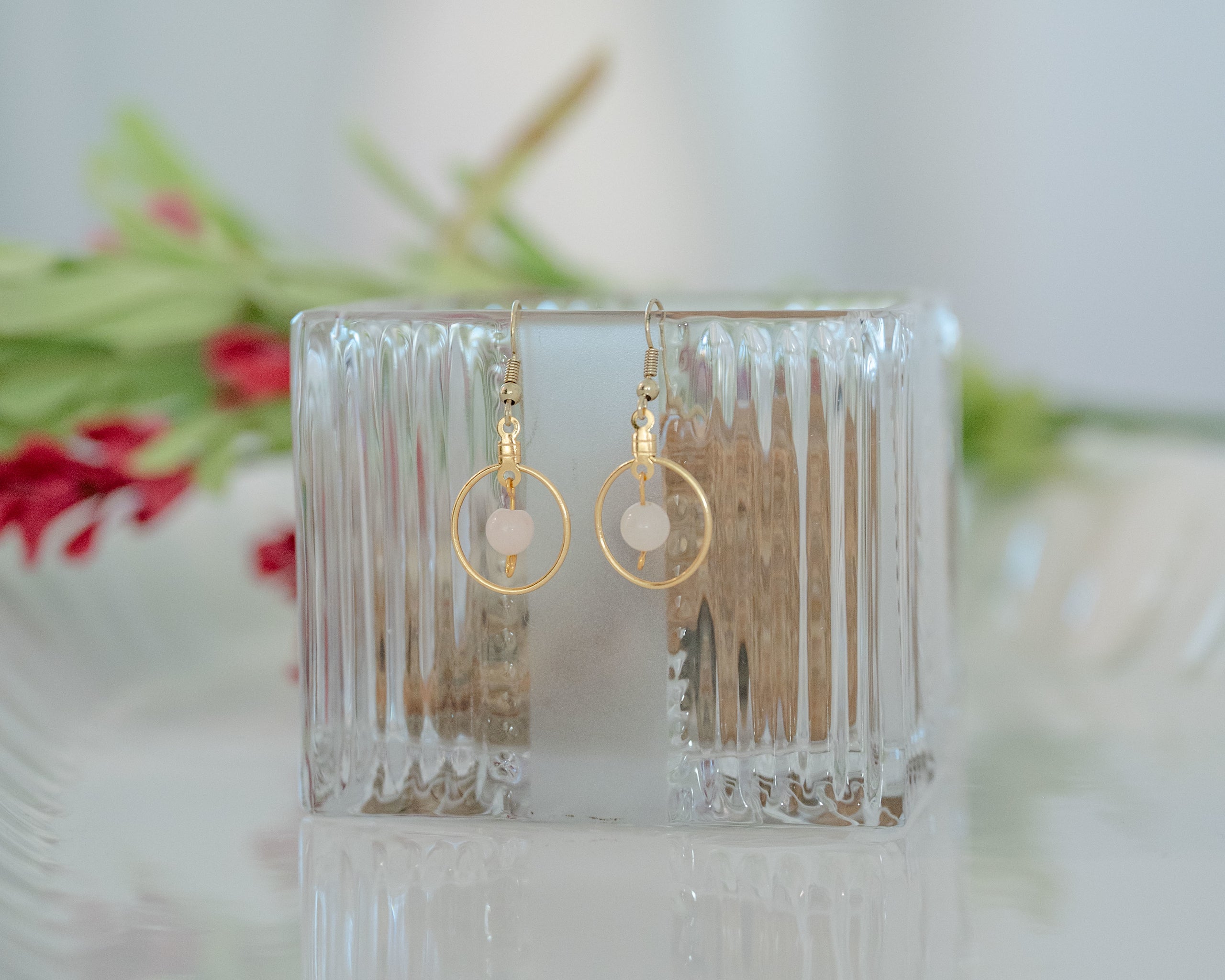 Blush Orbit Earrings