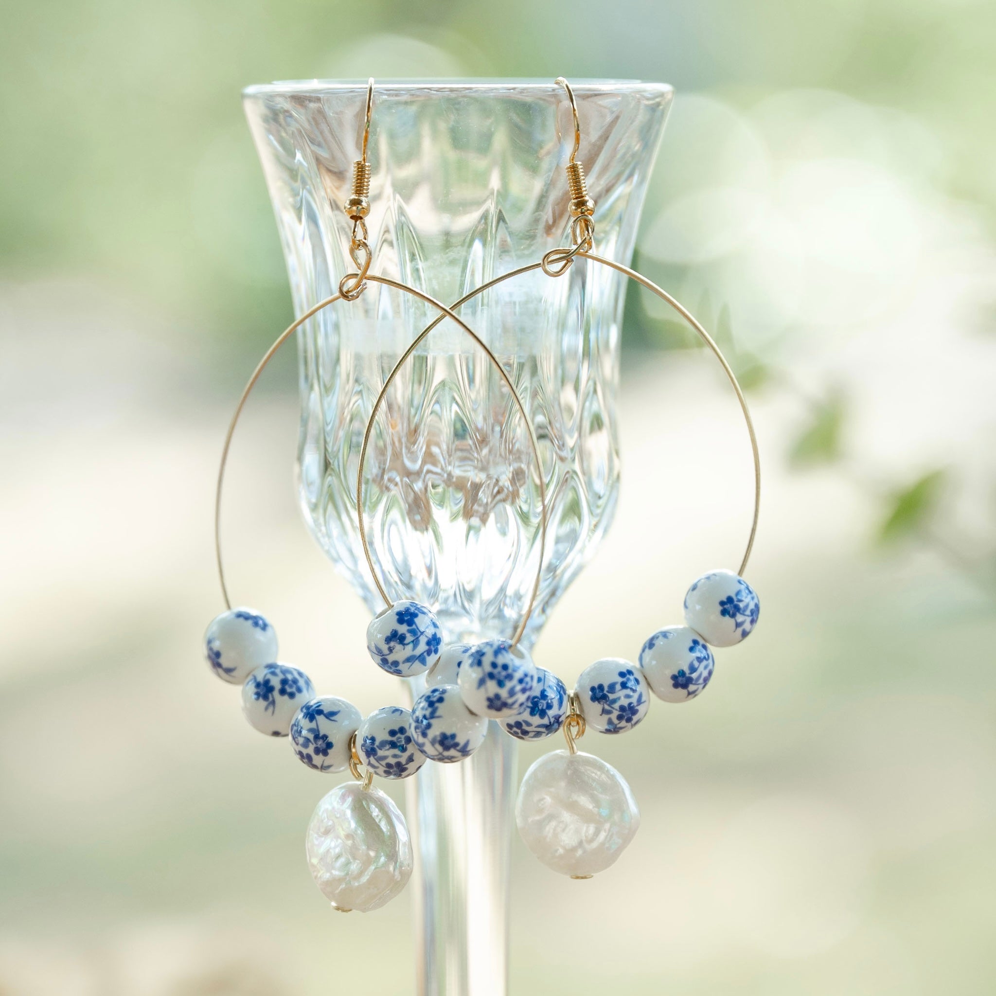 Porcelain Pearl Earrings