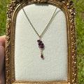 Garnet Highline Necklace