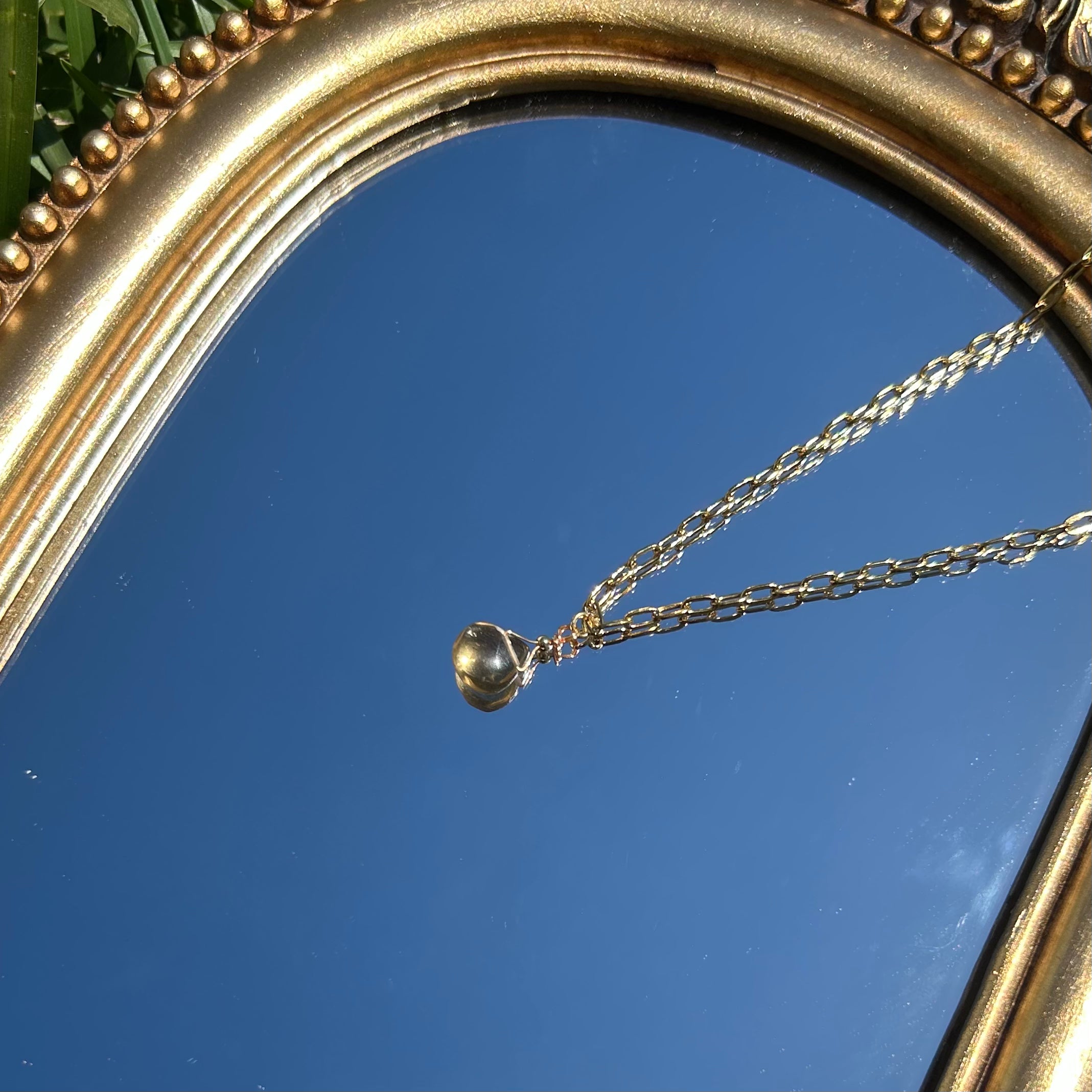 Smoky Quartz Drop Necklace