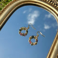 Tourmaline Hoop Earrings
