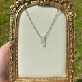 Clear Quartz Point Necklace