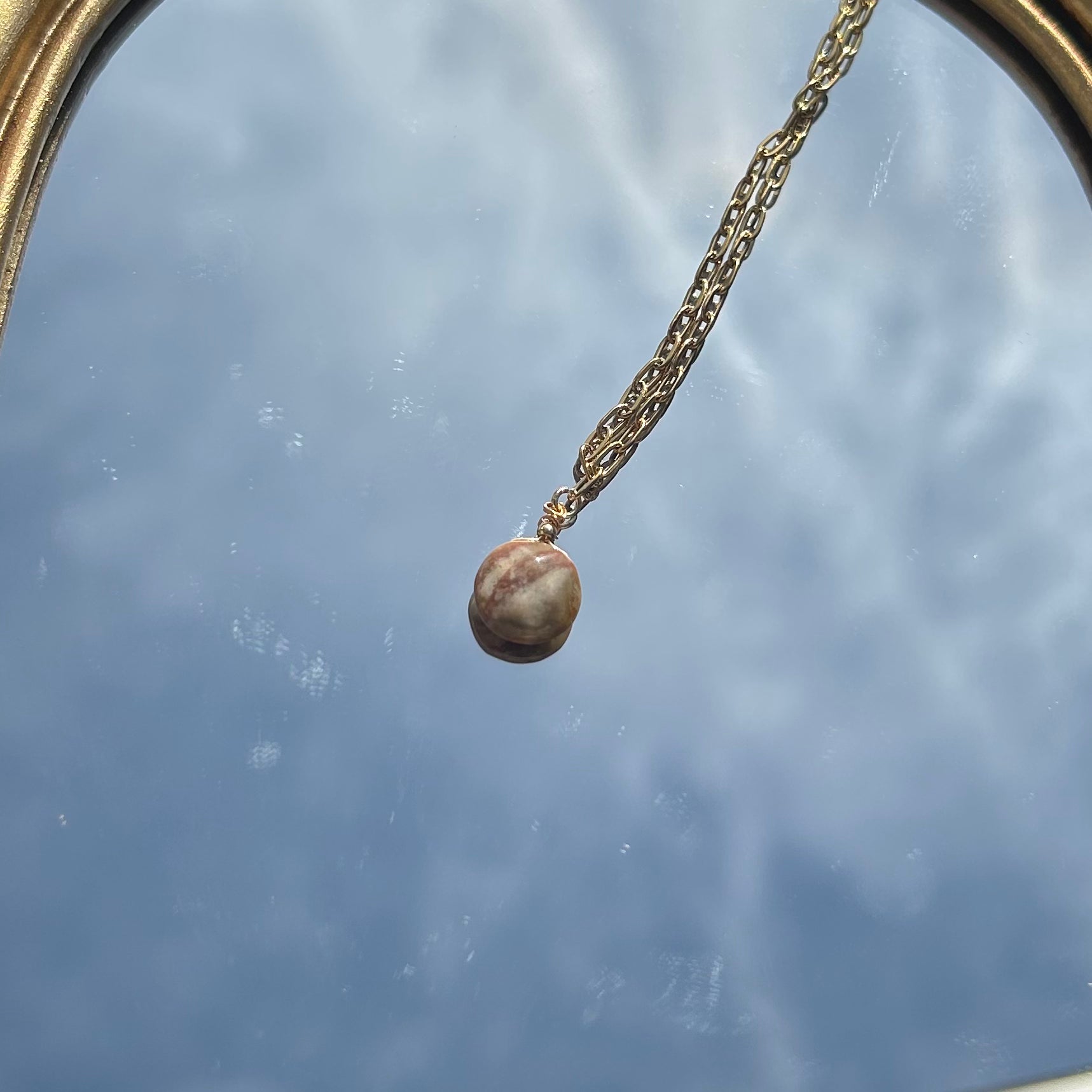 Jasper Drop Necklace