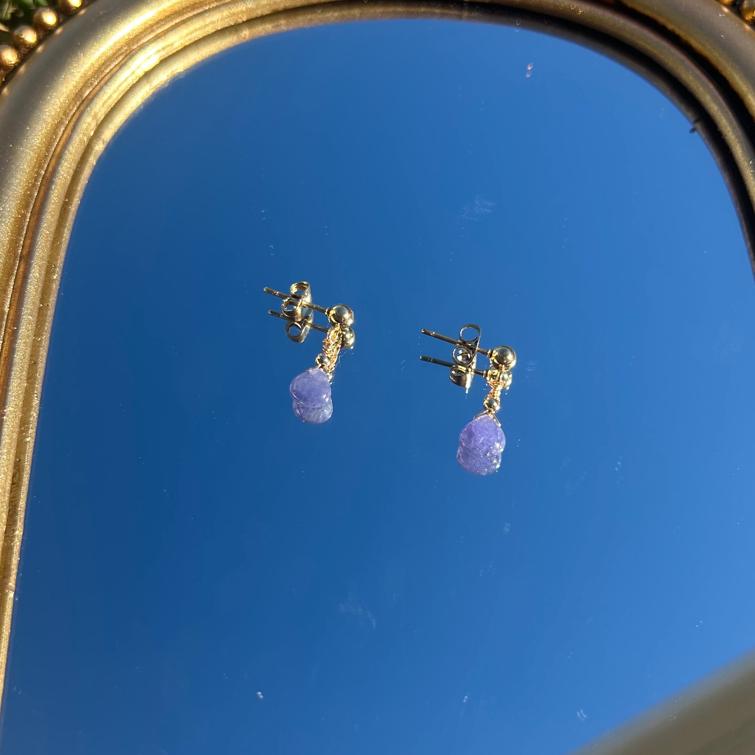 Tanzanite Simple Studs