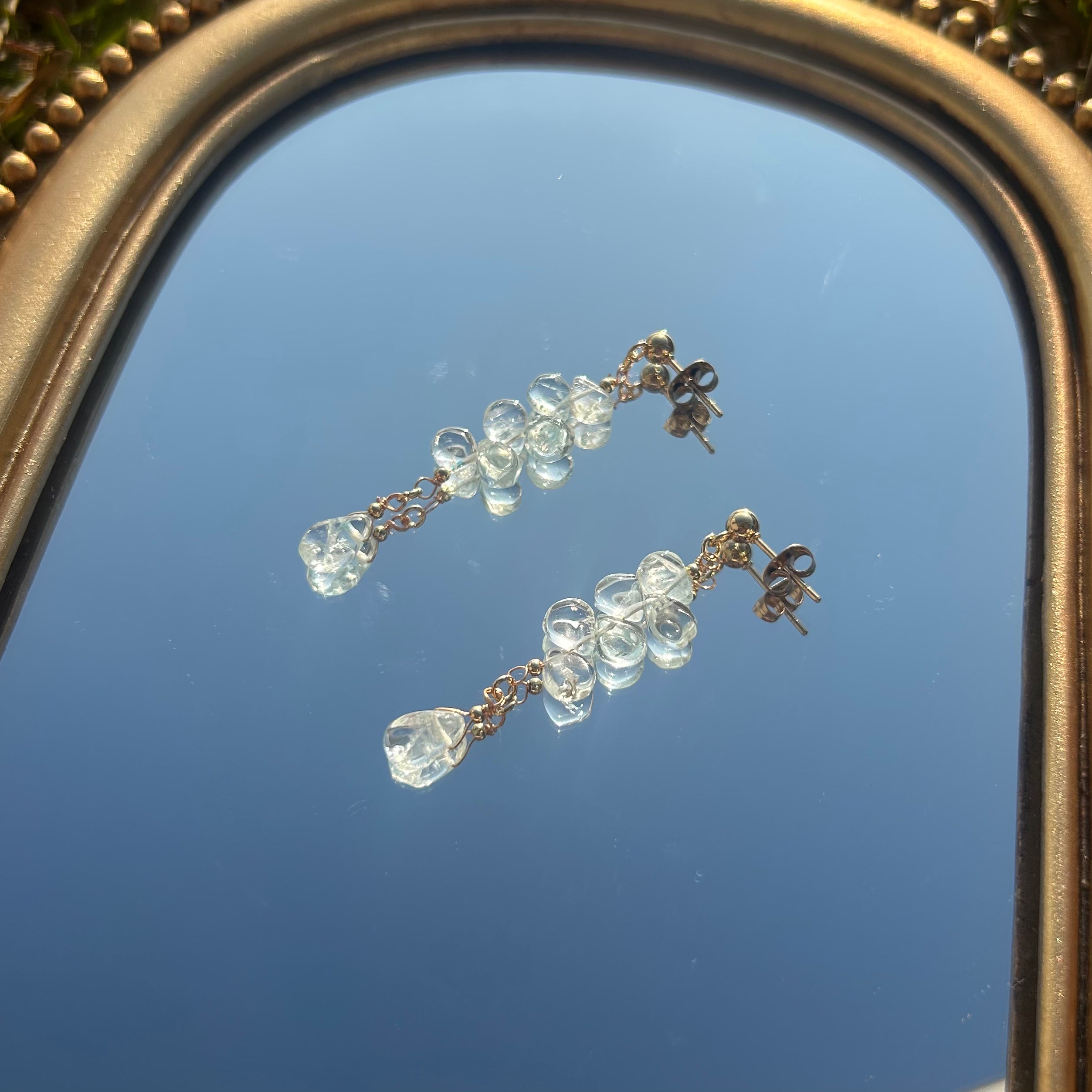 Aquamarine Highline Studs