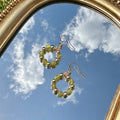 Peridot Hoop Earrings
