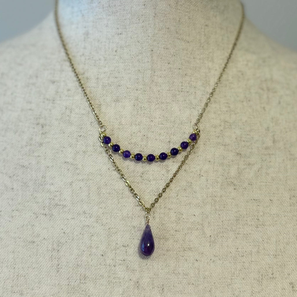 Amethyst Cascade Necklace