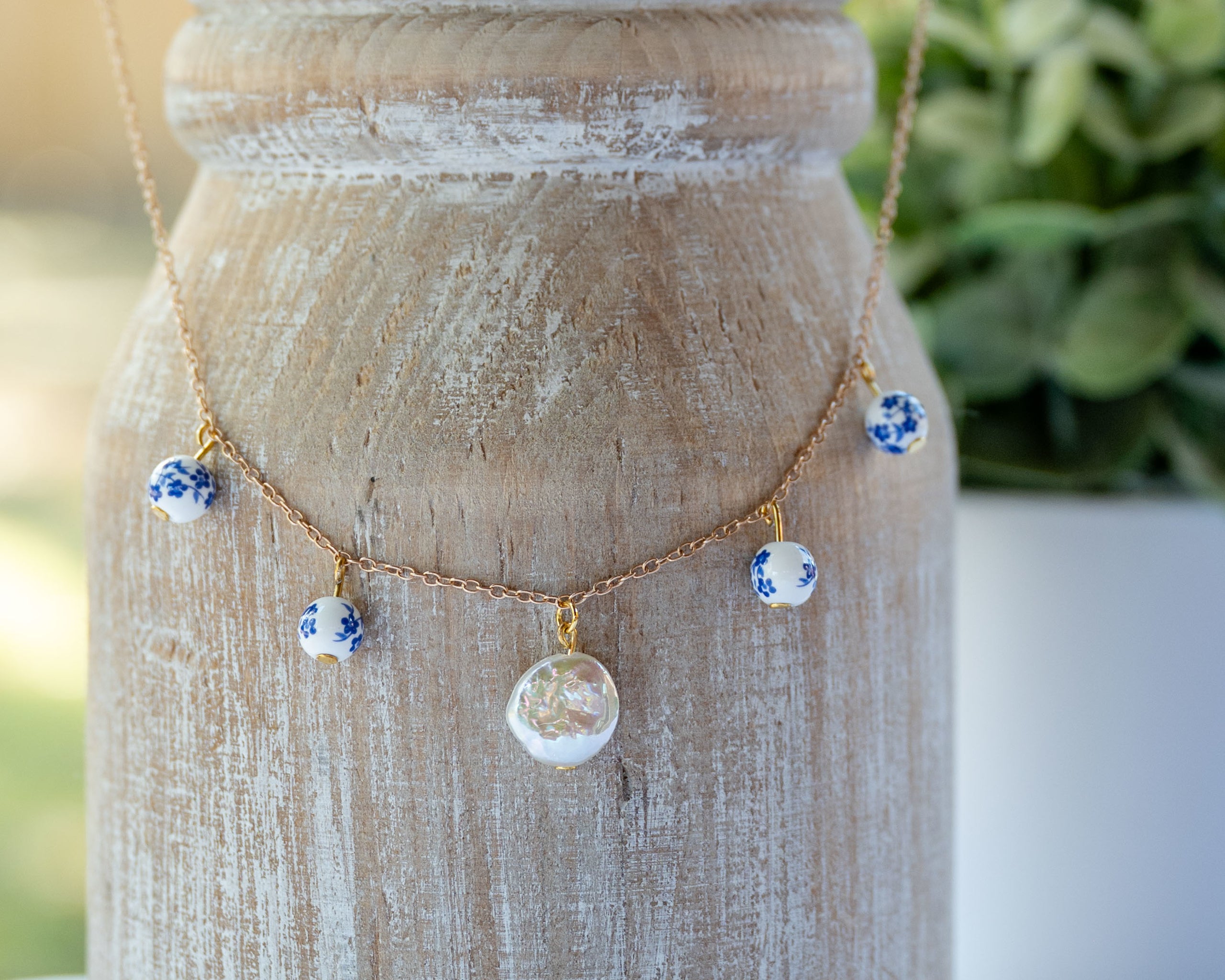 Porcelain Pearl Necklace